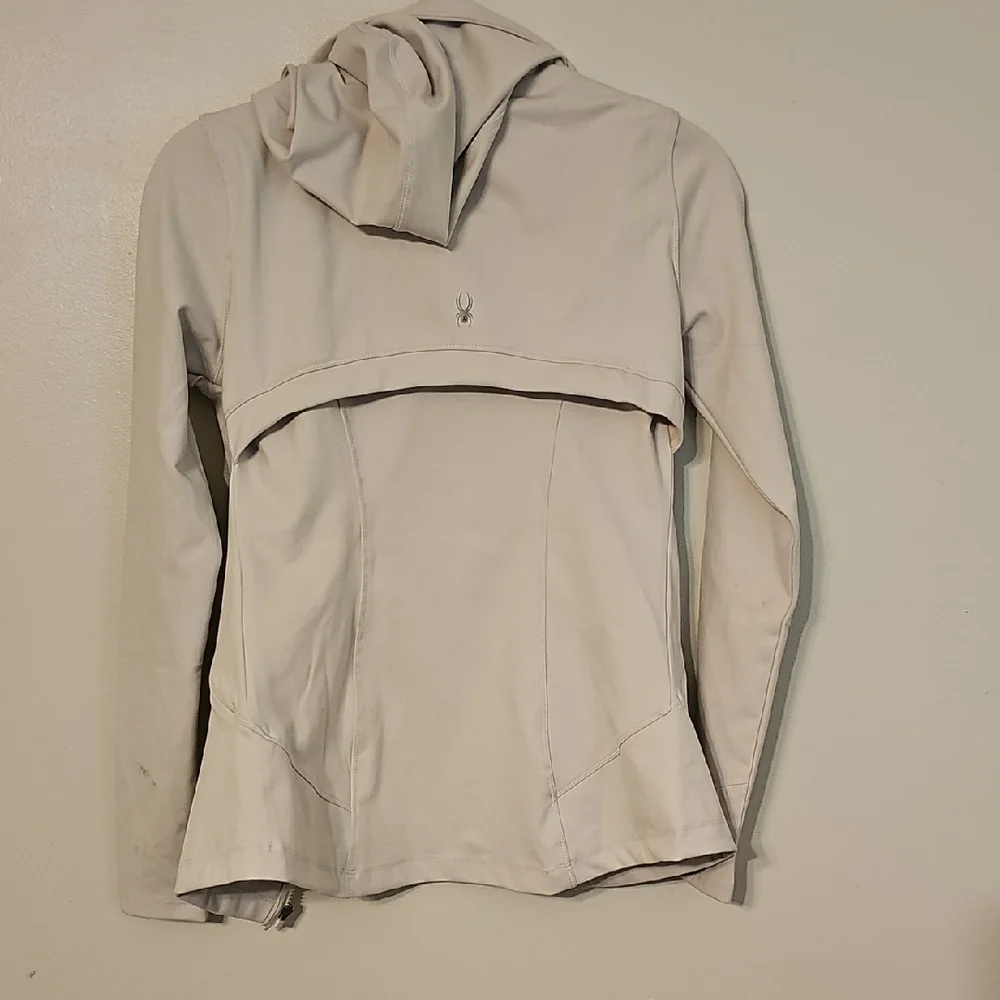Spyder Women's Light Beige Utility Jacket - Picture 3 of 3